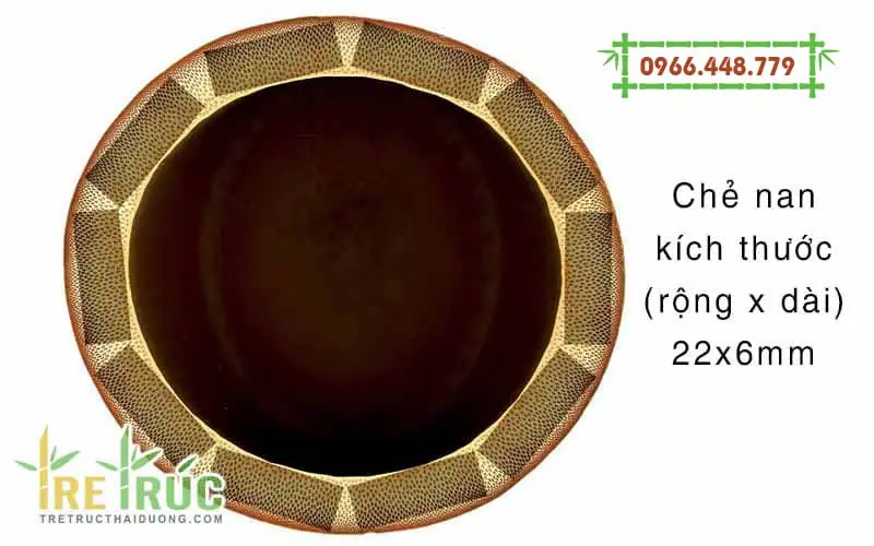 Cách chẻ nan tre làm ván tre ép