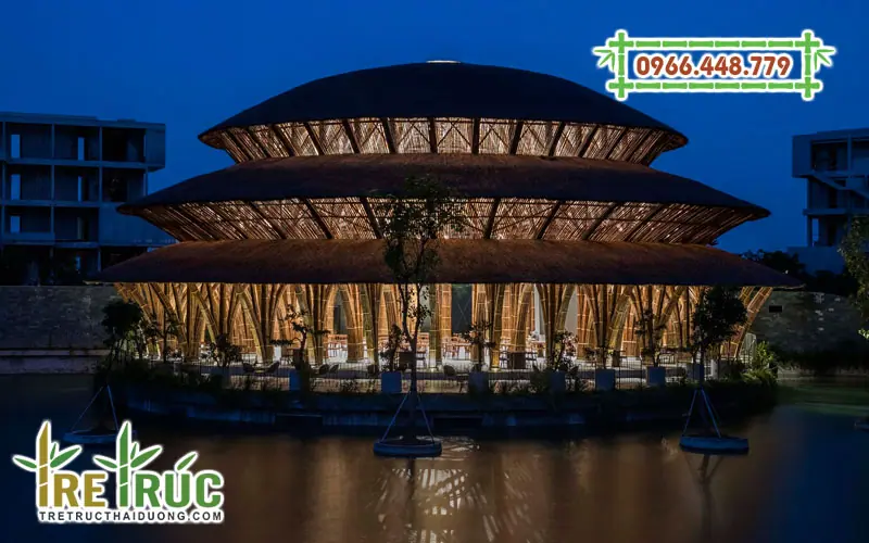 Nhà tre tại Vedana Resort Ninh Bình