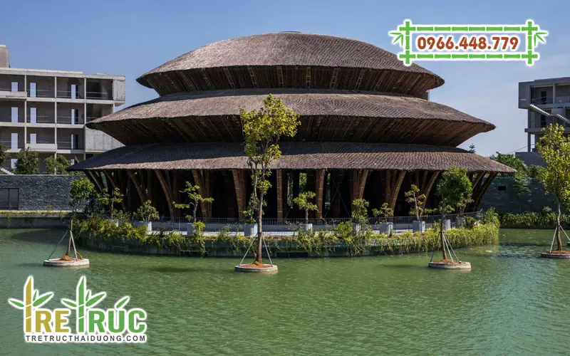 Nhà tre tại Vedana Resort Ninh Bình