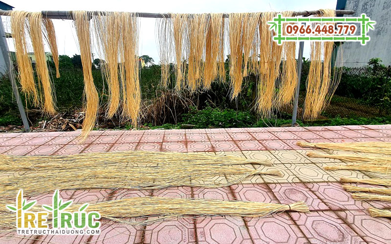 Nguyên liệu mây dùng để đan lưới mắt cáo