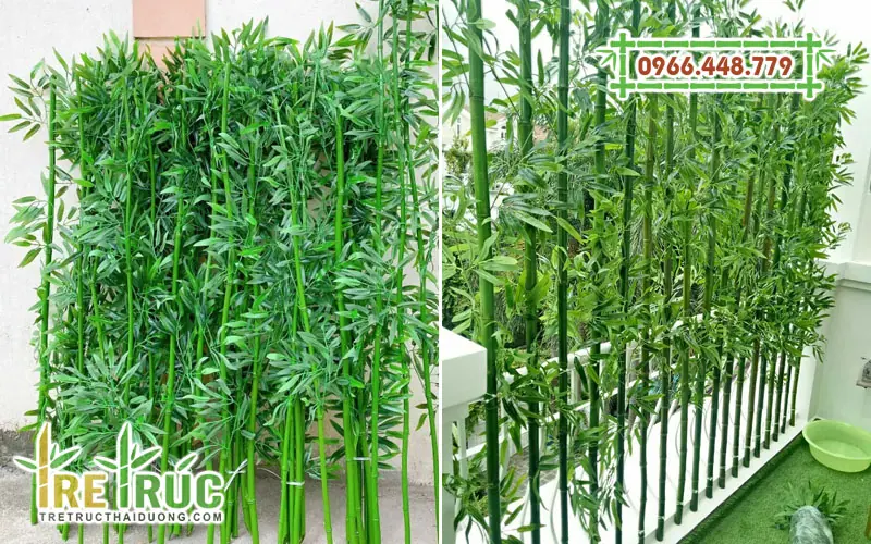 Hàng rào tre trúc giả