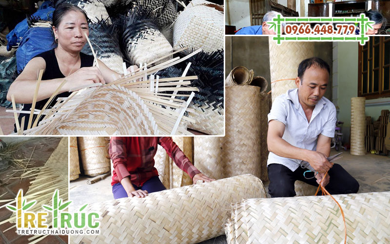 Làng nghề đan cót thủ công truyền thống