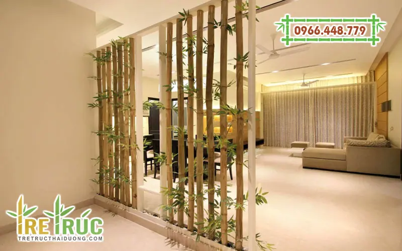 Vách ngăn bằng tre