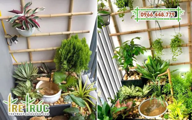Trang trí ban công phong cách gần gũi với thiên nhiên