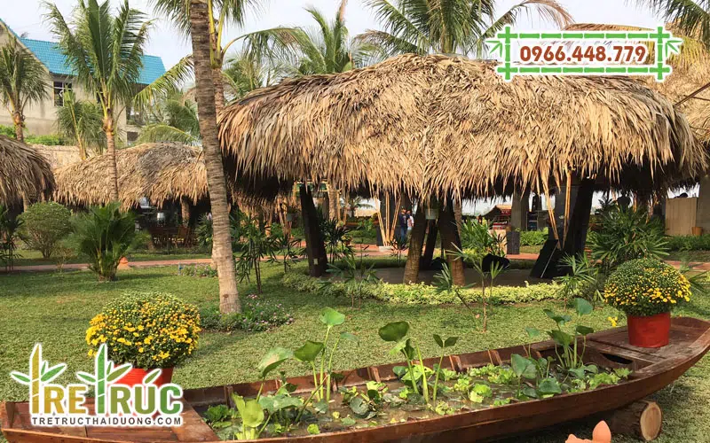 Lá dừa nước trong trang trí