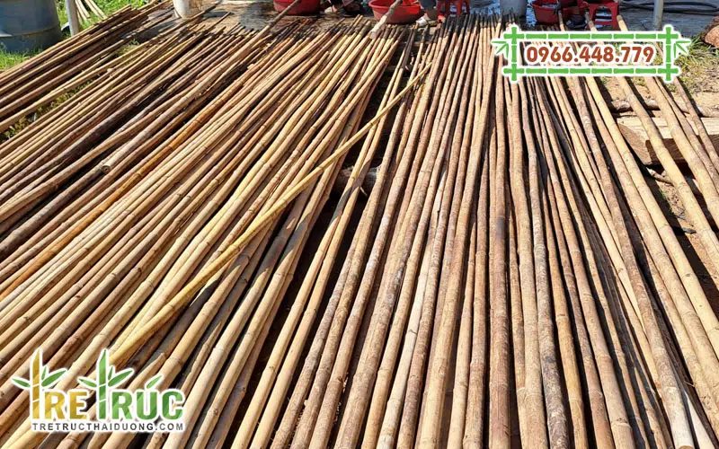 Nguyên liệu tre đóng thang