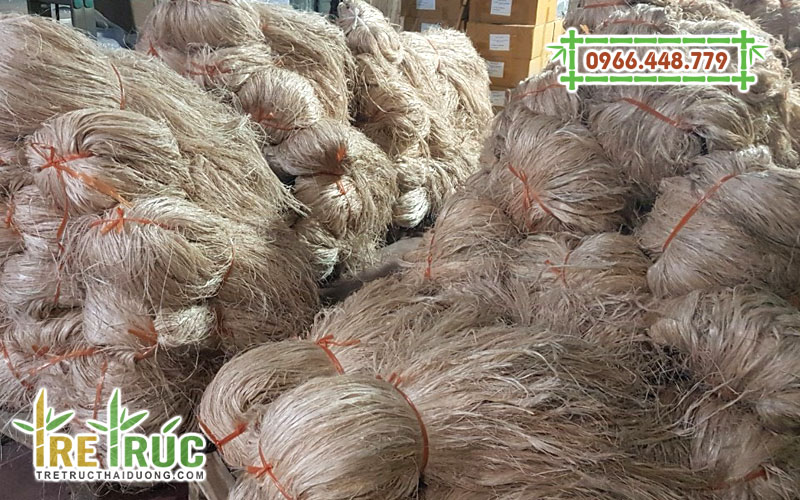 Đóng gói sợi chuối