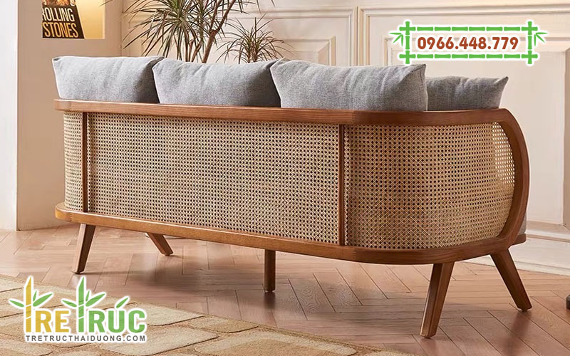 Ghế mây mắt cáo
