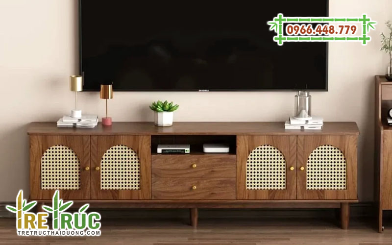 Kệ tivi cánh mây mắt cáo