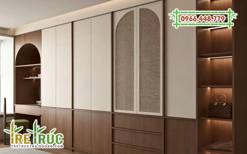 Tủ quần áo cánh mây mắt cáo
