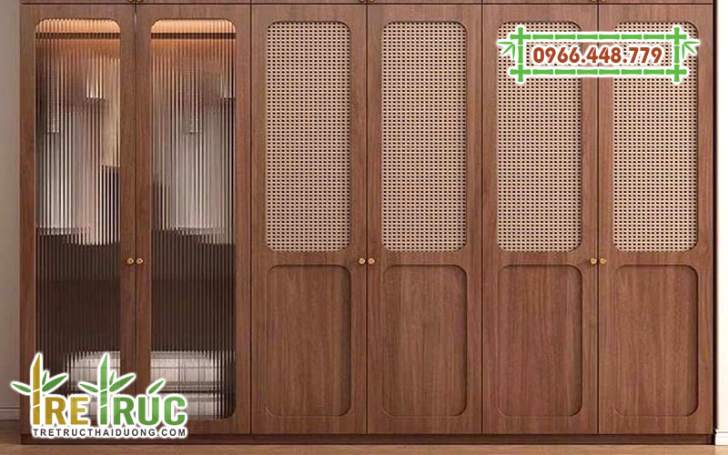 Tủ quần áo cánh mây mắt cáo