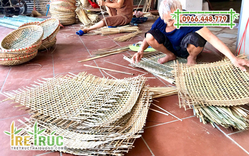Cách đan rổ tre