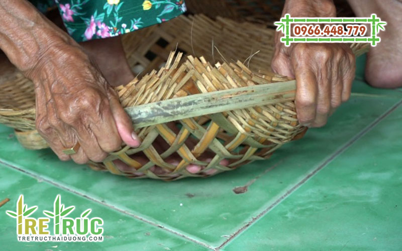 Cách đan rổ tre